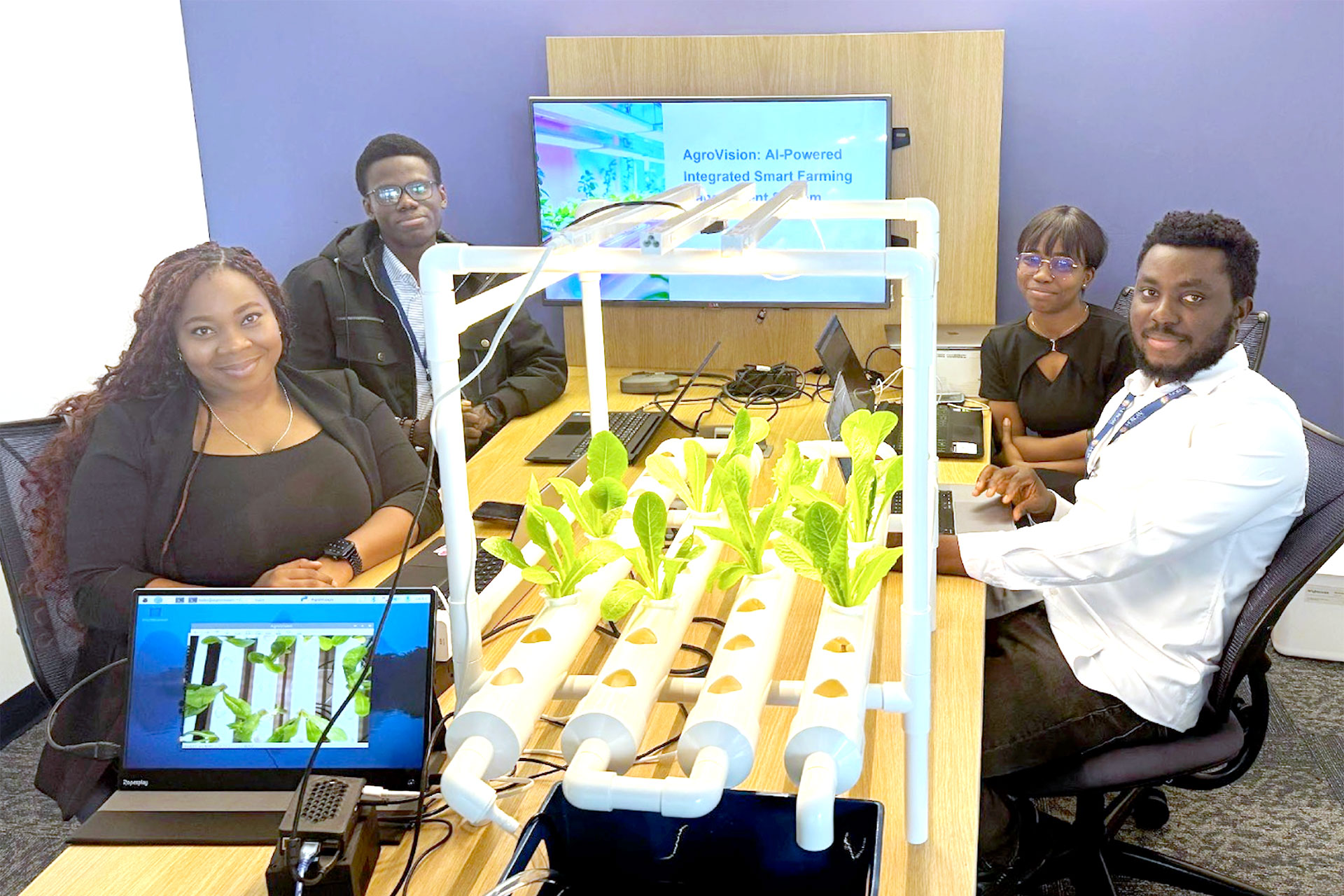 David Nyarko and Team AgroVision selected for NSF National I-Corps Program with their AI-powered hydroponic farming system